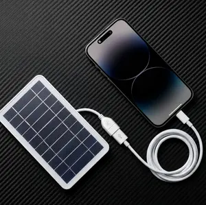 5V 2W USB Output Portable Solar Panel, Outdoor Mobile Phone Charger Solar System