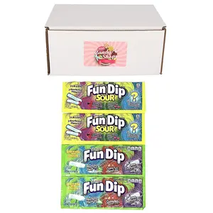 Fun Dip Candy Variety of 2 - Original & Sour, 6 flavors (2 of Each Pack, Total of 4)