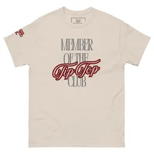Tip Top Club Member T-Shirt - 100% Cotton Classic Tee for Streetwear Looks