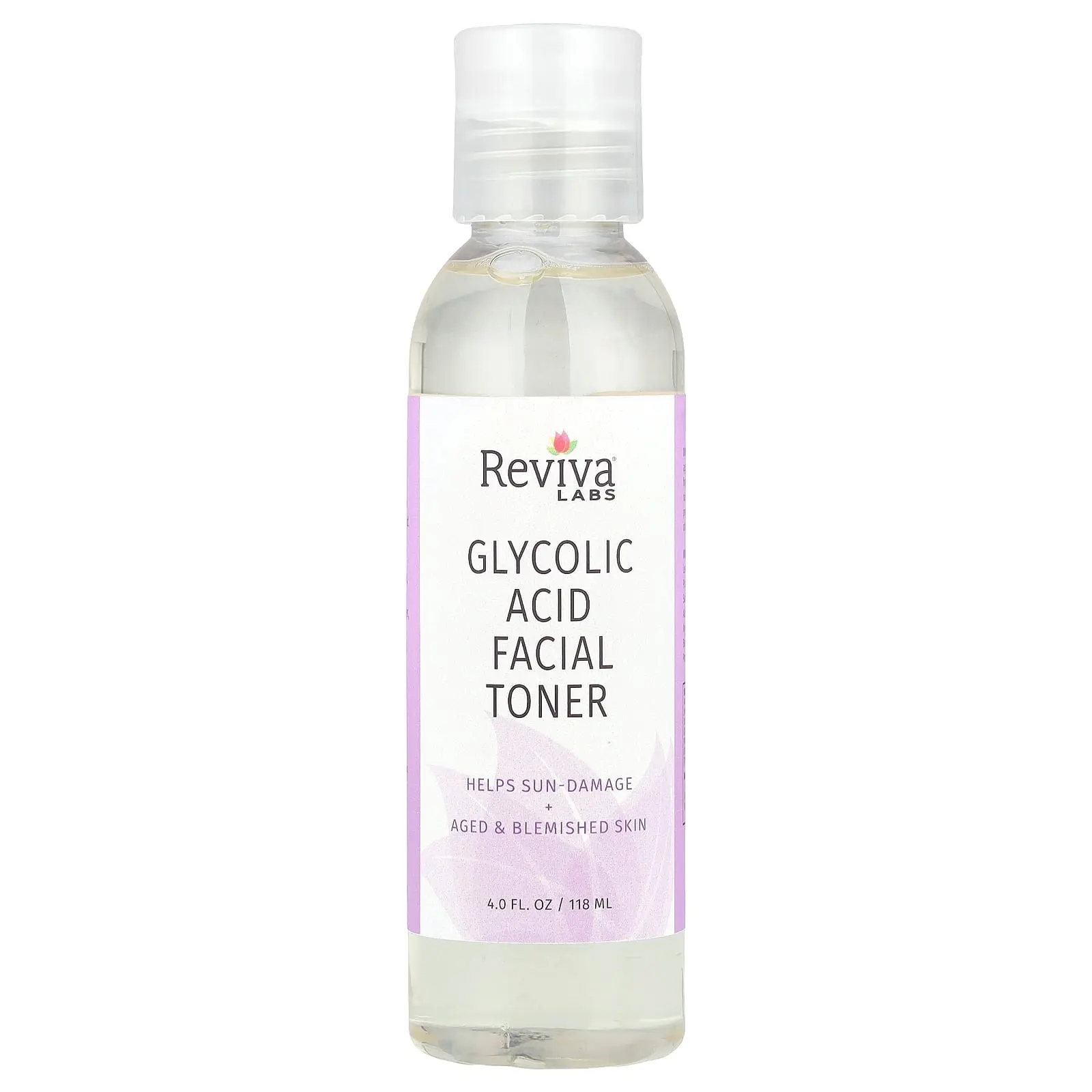 Reviva Labs Glycolic Acid Facial Toner, 4 fl oz (118 ml)