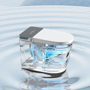 Elongated Luxury Smart Bidet Toilet with Auto Open/Close Lid, Auto Flush & Foot Sensor Operation – Heated Seat, Warm Water Wash, Eco-Friendly Easy Clean Design, Trending TikTok Smart Home Essential for Modern Bathrooms