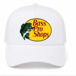 Bass Pro Shops White Trucker Hat – Adjustable Snapback