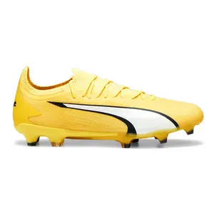 PUMA Mens Ultra Ultimate Soccer Cleats Cleated, Firm Ground - Yellow