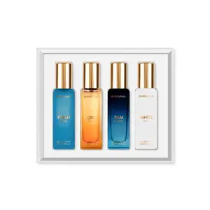 Scent Layering Set, 4-Piece Travel Size Perfume Gift Box, Alcohol-Free Fragrance Mist, Long Lasting Portable Perfume Oil, 20ML Each
