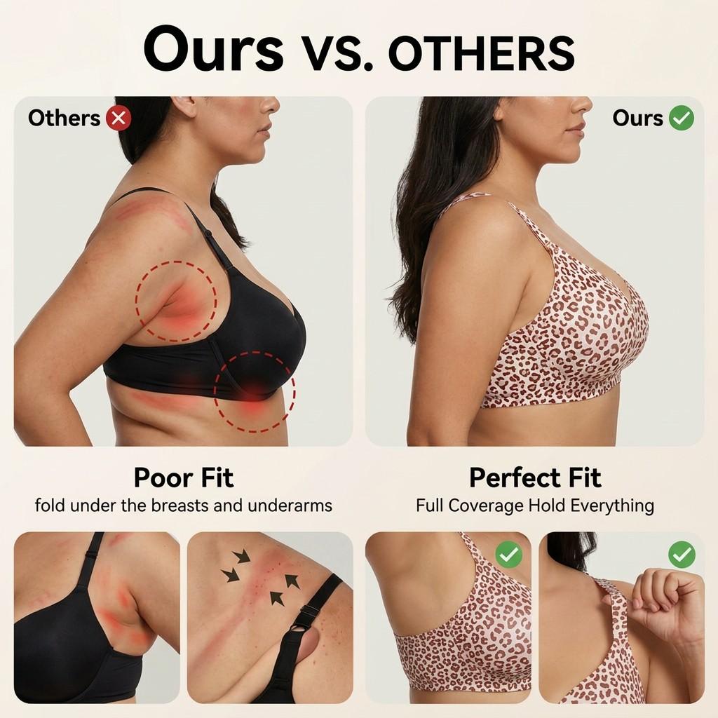 1/2/3/4/5 PCS Jelly Wireless Womens Comfortable Wireless Bras Push Up Bralettes Seamless Tshirts Bras Deep V Everyday Bras S 4XL
