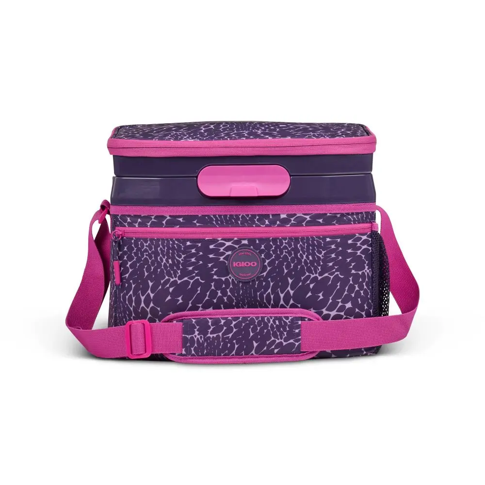 Igloo Sport Cool Fusion 18 Cans/14.8 qt Hard Lined QuickLatch Cooler - Mystic Purple