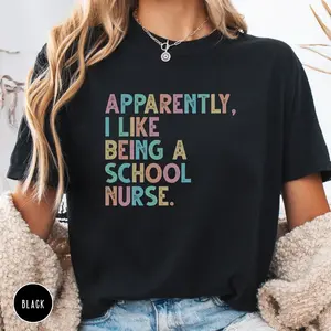 School Nurse Shirt, Funny Nurse Tee, Back To School Gift, Teacher Appreciation, First Day of School, Nursing School Shirt, Gift For Nurse