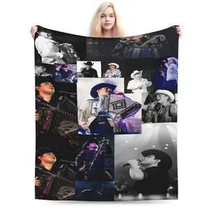 Alfredo Oliva themed print ultra-soft flannel blanket, warm and comfortable, suitable for sofa, bedroom, office in all seasons, ideal gift