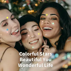 1120pcs, BeautifulStart, Cute Rainbow Star Face Acne Blemish Pimple Patches Hydrocolloid, Waterproof Hypoallergenic Gentle, Invisible Facial Skin Care Stickers for Daily & Festival Use
