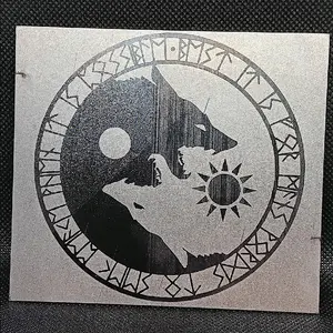 Norse Inspired Stainless Steel Coasters