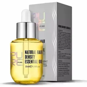 PURC Hair Growth Oil PURC Hair Density Oil Anti Hair Loss Oil Open hair follicles Fast Growing with PURC Natural Hair Density Essential Oil,PURC Oil for Hair Growth,Hair Regrowth Essential Oil,Natural Hair Regrowth Serum for Women & Men-35 ML