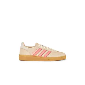 adidas Originals Handball Spezial Sneaker in Crystal Linen, Pink Spark & Wonder White