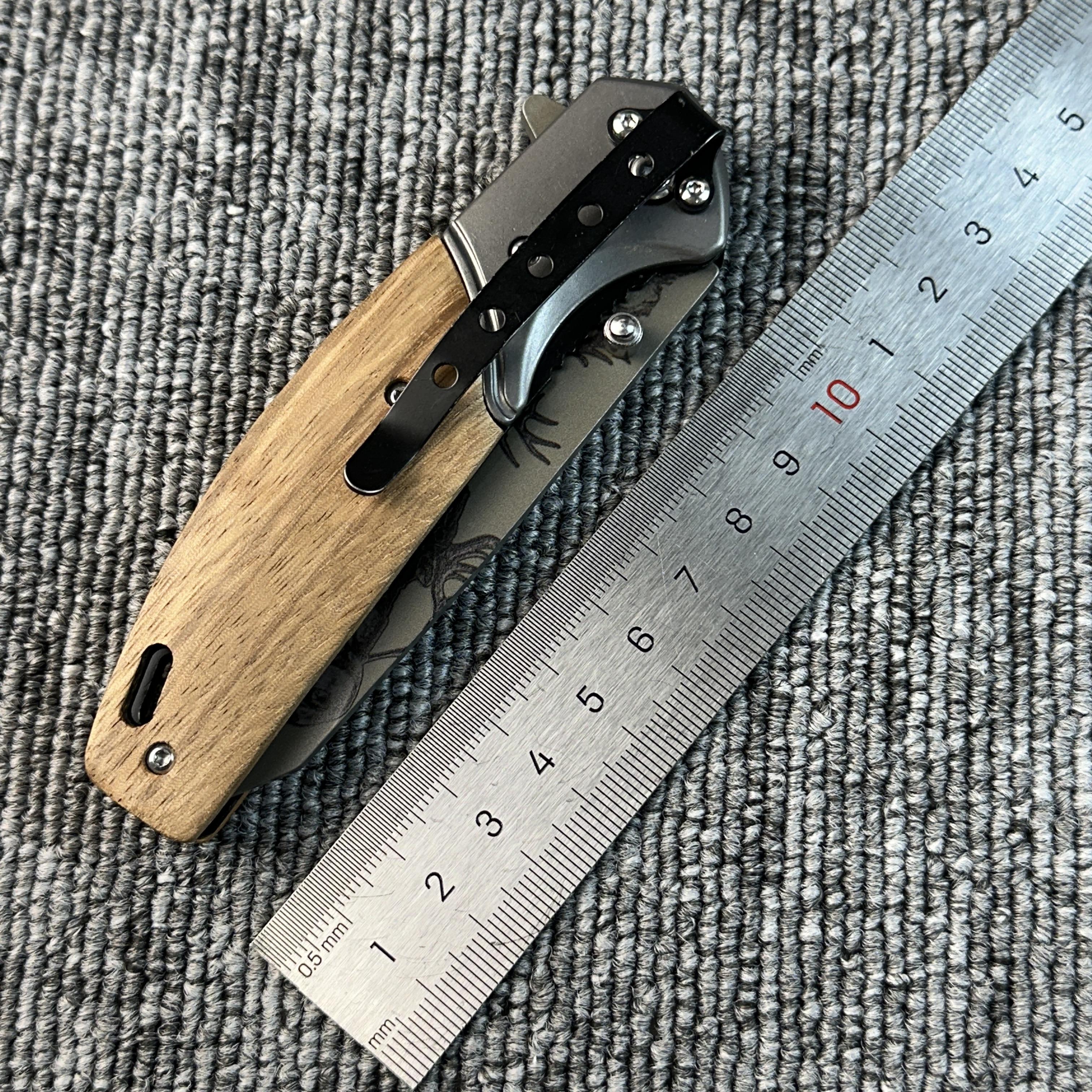 Premium Wood Handle Folding Knife High Quality Hunting EDC Tool for Outdoor Camping Premium Wood Handle Folding Knife High Quality Hunting EDC Tool for Outdoor Camping