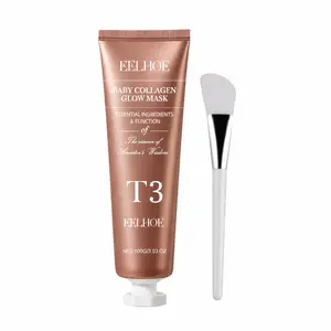 Baby Collagen Peel-Off Mask, Hydrating Glass Skin Deep Moisture Exfoliating Face Mask for Women Daily Home Spa Routine outdoorfun