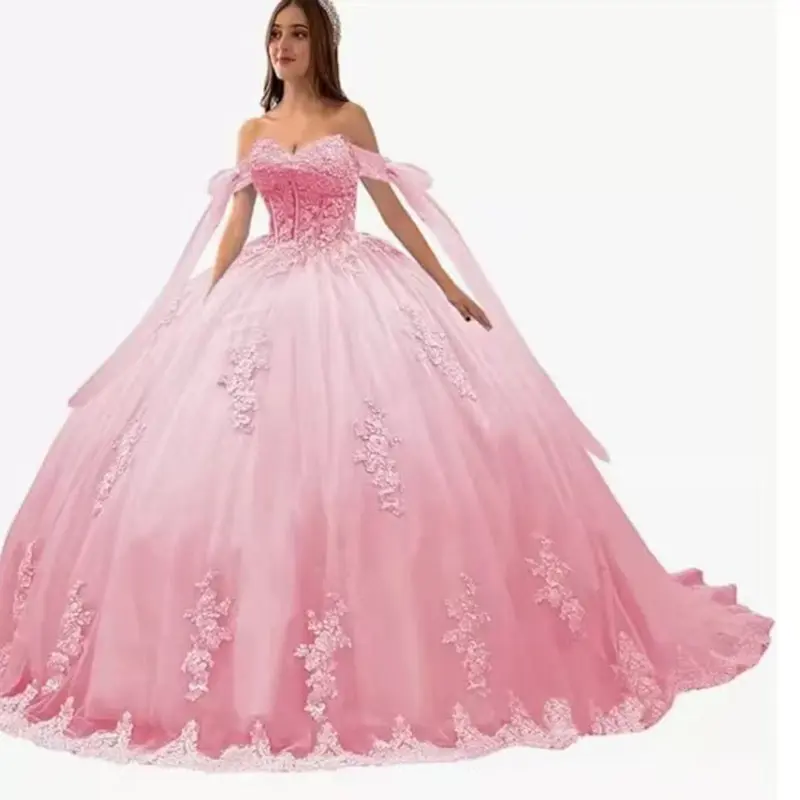 Formal Gown for Women, Elegant Off-Shoulder Ball Gown with Puffy Skirt for Parties or Stage Performance, Elegant Party Dress, Gowns