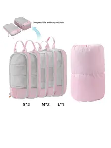 Father's Day Gifts, Travel Organizer Set, Waterproof Compression Travel Storage Bag Set, Zipper Travel Organizer for Backpack & Suitcase, Compression Travel Cubes, Travel Accessories, Travel Organization Pouch