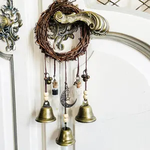 Vintage Witch Clock Hanging Decor, Hangable Wall Mounted Home Decoration, Indoor Outdoor Garden Bedroom Living Room Ornament, Wall Ornaments, Unique Gift Idea