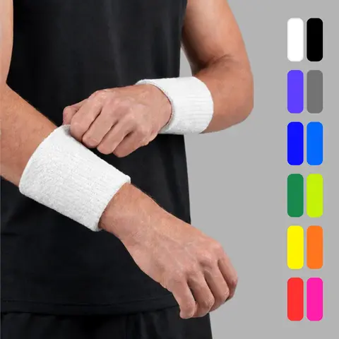 SLEEFS Drip Wristband Pair - Multiple Colors  - Breathable Fabric Quick-Dry Wristbands for Summer Workouts, Durable & Stretchable for Weightlifting, Running, Yoga