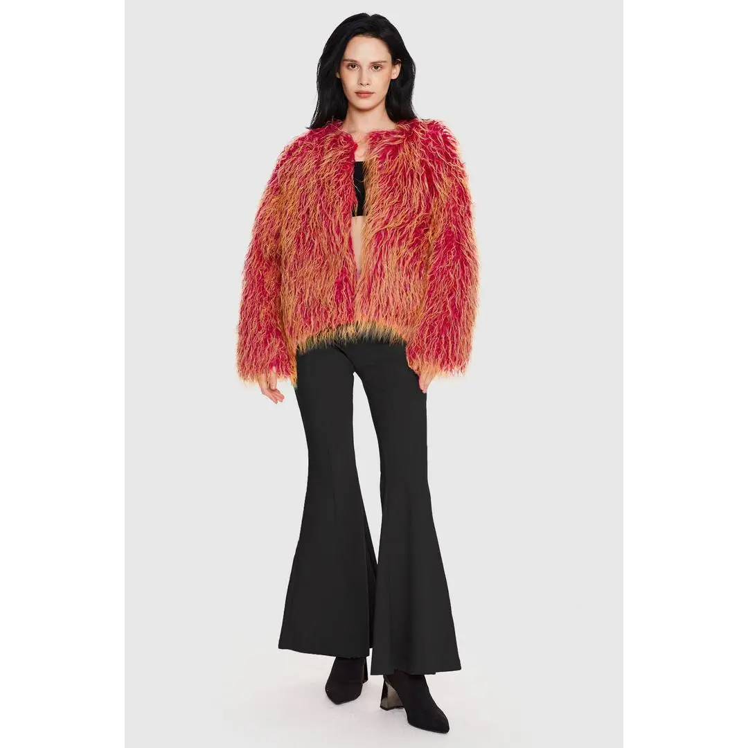 Puff-O O-Lab Shaggy Jacket - Two-Color Gradient