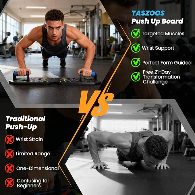 Multifunctional Push Up Trainer Board with Ergonomic Design for Chest Muscle Strength Boost Home Gym Workout Efficiency Comfortable Exercise