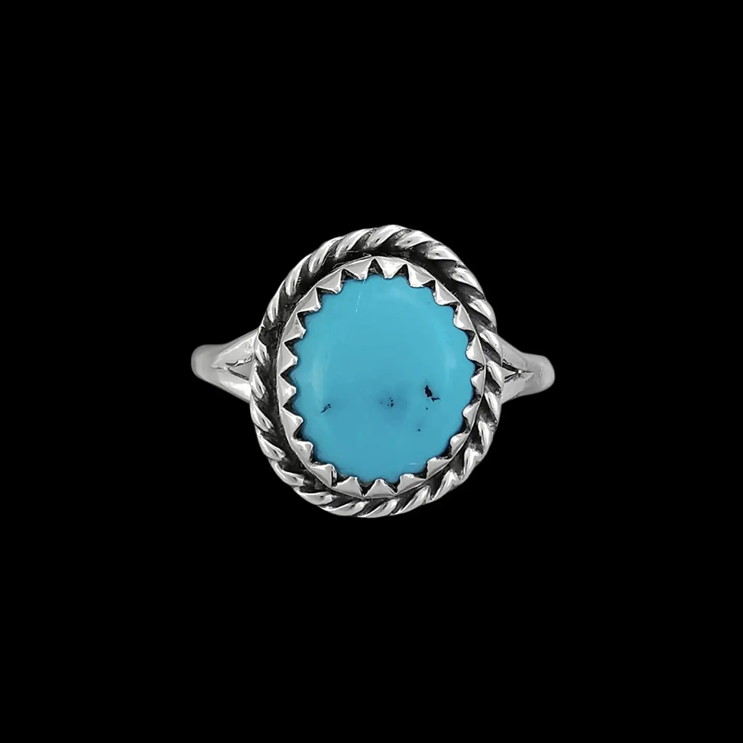 Turquoise Ring, 925 Sterling Silver Ring, Sleeping Beauty Turquoise Ring, Navajo Ring, Native American Handmade Jewelry
