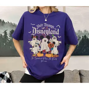 Retro Walt Disnnney's Disnnneyland Halloween Shirt, Mickey Ghost Shirt, Mickey and Friends Halloween Shirt, Halloween Party Shirt,Halloween Gift