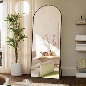 Mirror Full Length 26x71 Inch, Arched Full  Mirror, Free Standing Floor Mirror for Makeup and Dressing