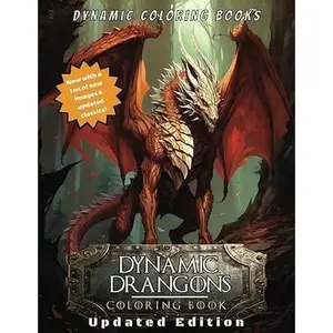 Dynamic Dragons: Coloring Book
