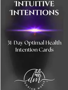 31-Day Optimal Health Intention Cards/Booklets