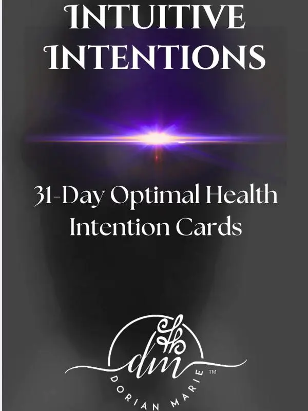 31-Day Optimal Health Intention Cards/Booklets