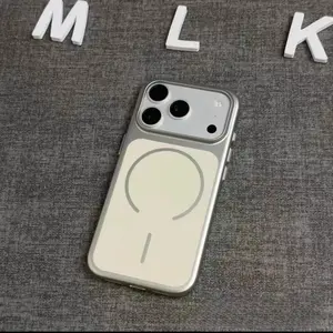 iPhone 17 Pro Max Case, Ultra-Thin PC Shockproof Cover, Magnetic Adsorption, Soft Touch, Compatible with iPhone 16/15, Casing