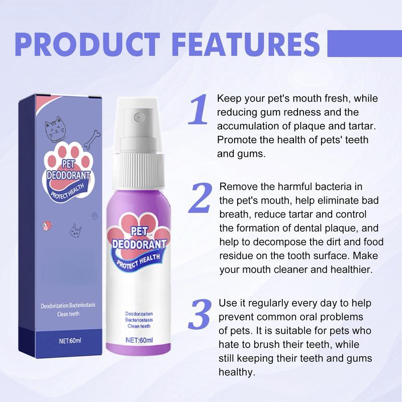 Oral Spray For Pets/Pet Mouth Cleaner/Breath Fresher Spray