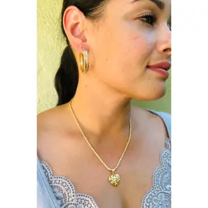 Nugget Heart Necklace