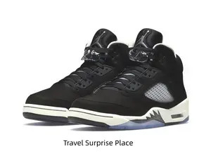 Black Suede-Textured Mid-Top Collectible Sports Shoes, Highly Sought-After Grail Item