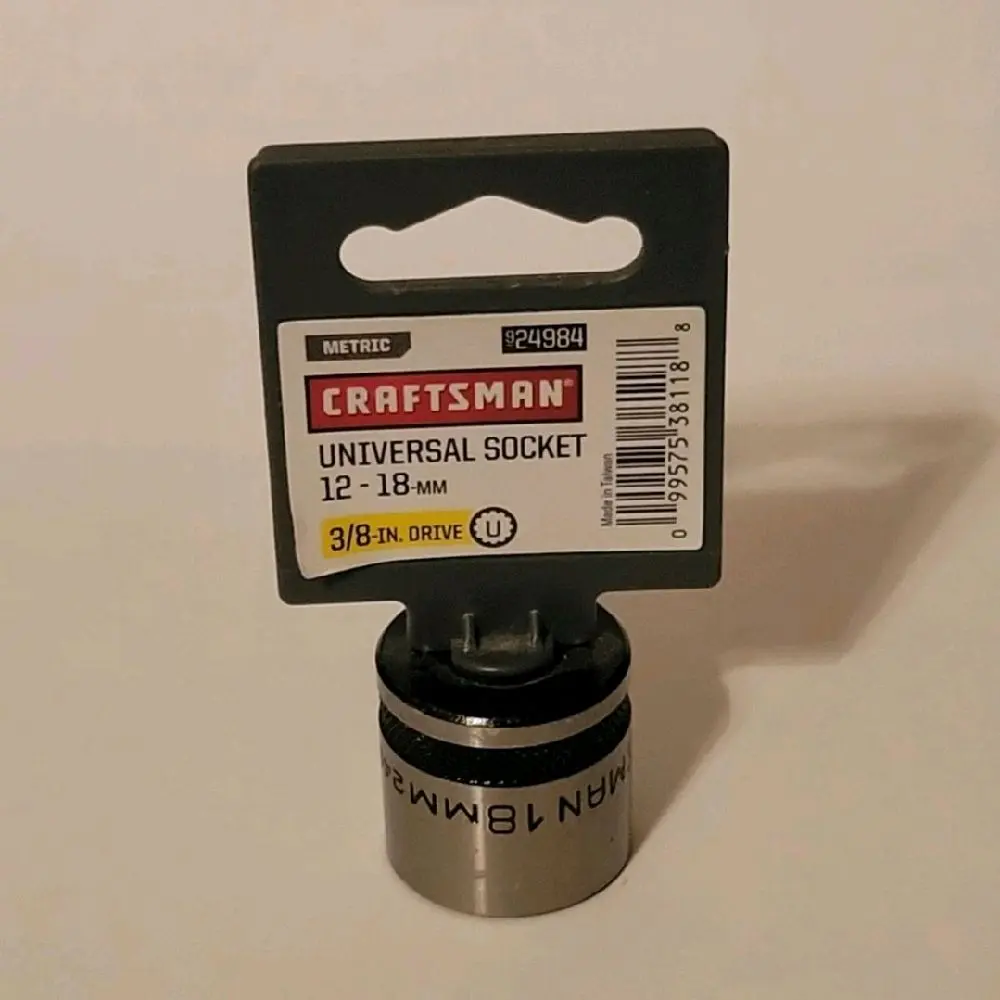 Craftsman 24984 3/8" Drive 18mm Universal Socket