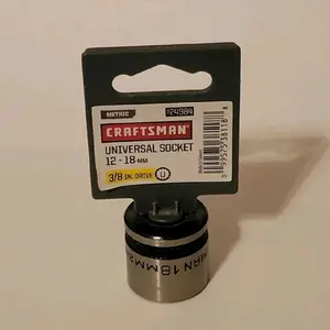 Craftsman 24984 3/8" Drive 18mm Universal Socket