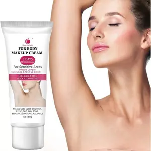 3-piece whitening cream set containing Vitamin C, Niacinamide, and Snowgrass. Moisturizing and smooth, with a refreshing non-greasy formula, a hypoallergenic formula designed for light beige areas, underarms, and buttocks - evens out light beige skin tone