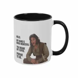 Funny Movie Quote Ceramic Mug Inigo Montoya Sarcastic Humor Print Durable Coffee Tea Cup Perfect for Office Workplace Decor Movie Night Gathering Unique Novelty Birthday Gift for Best Friends Family Members 11oz 15oz