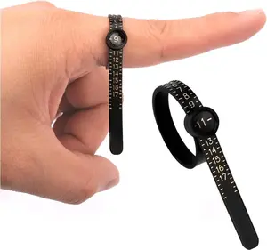 TUNQISM 1-17 USA Rings Size Upgraded Ring Sizer Measuring Set Reusable Finger Size Gauge Measure Tool Jewelry Sizing Tools