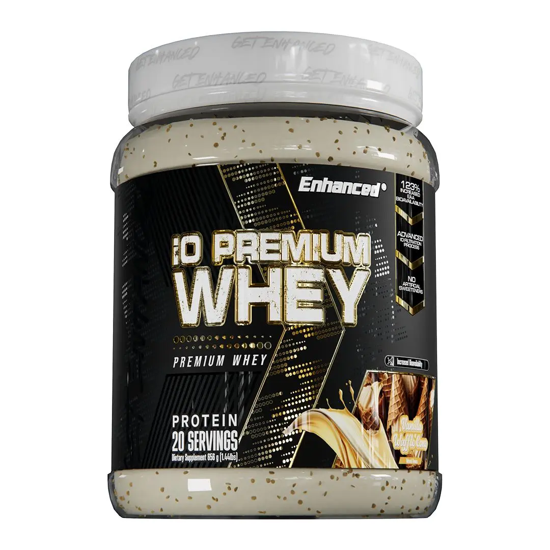 Enhanced Labs iO Premium Whey - Advanced Filtered Protein with Detailed Nutrition Analysis for Performance Enhancement -Fitness, Healthcare Supplement Edible Dietary