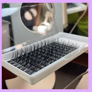 14-18mm lash clusters DD curl wispy style .07 thin band