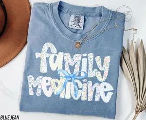 Family Medicine Shirt, Family Medicine Physician, Family Medicine Coquette Bow, Family Physician, Family Medicine Doctor Family Medicine NP