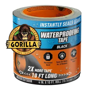 10 ft. Waterproof Patch and Seal Tape White Instantly Seals Leaks Fast for Toughest Jobs on Planet Earth