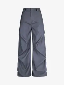 Woven Retro Cleanfit Pleated Drape Pants