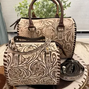 Blonde speedy handbag