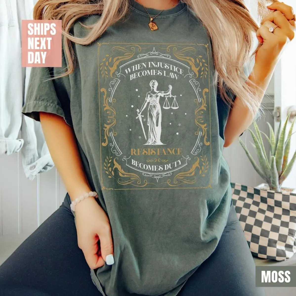 When Injustice Becomes Law Resistance Becomes Duty Shirt, Feminist Resistance Shirt, Social Justice T-shirt, Trendy Outfits, Stay