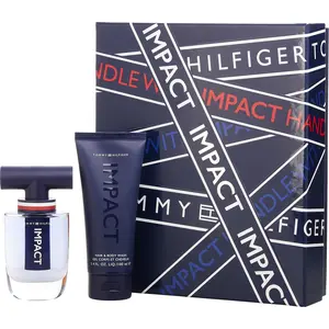 Tommy Hilfiger Impact Set-Edt Spray 1.7 Oz & Hair & Body Wash 3.3 Oz For Men