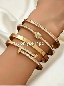 Timeless Gold Stackable Bangle Collection, Adjustable Open Cuff Design, Luxury Everyday Wear Jewelry for Her