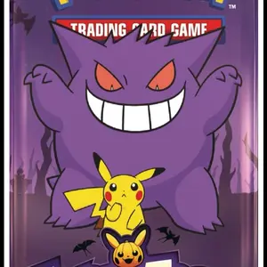 Pokemon Trading Card Game Packs Featuring Gengar and Pikachu Collectible Cards