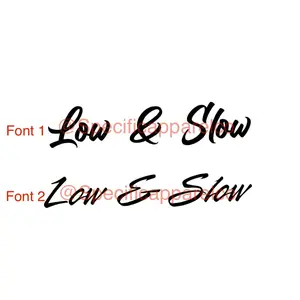 The slow & serious decal